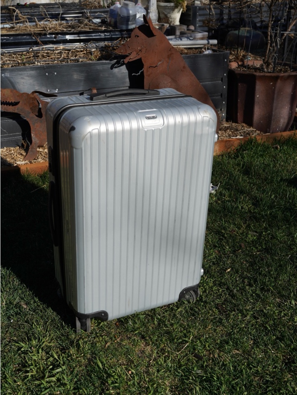 Rimowa 26" Salsa Deluxe Silver 4 Wheels